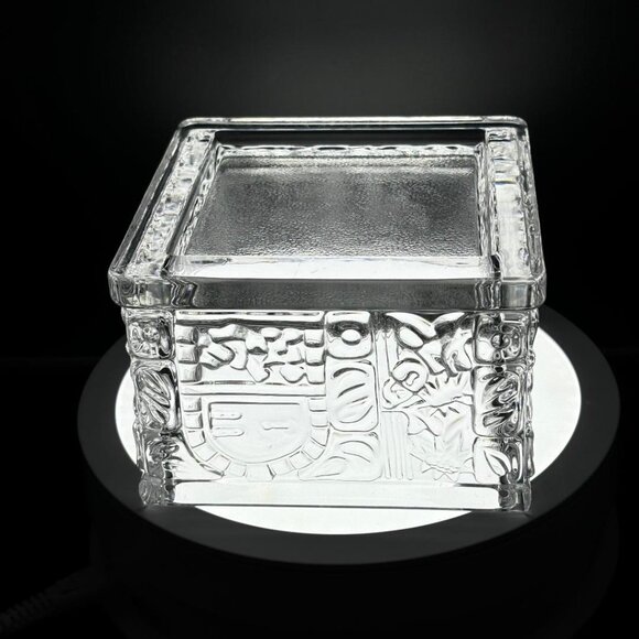 Vintage Goebel Germany Lead Crystal "Hansel & Gretel" Gingerbread House Candy - Picture 11 of 12